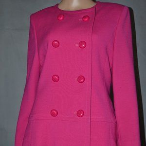 ( BEAUTIFUL ) NWOT GIVENCHY BOUTIQUES  (FRANCE ) PINK JACKET  SIZE 6 (38 )